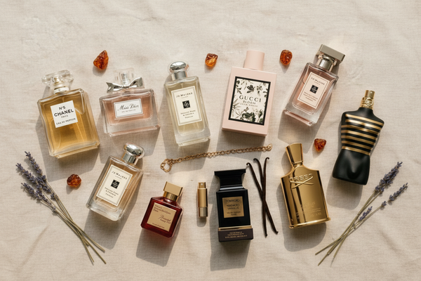 Exclusoria All Bottles Feminine Flatlay